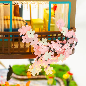 Sakura Tree House Miniatura Armable Exhibidor