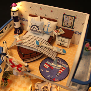 Blue coast Mini Casita Armable con Caja Exhibidor