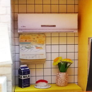 Star Takoyaki Mini Casita Armable con Caja Exhibidor