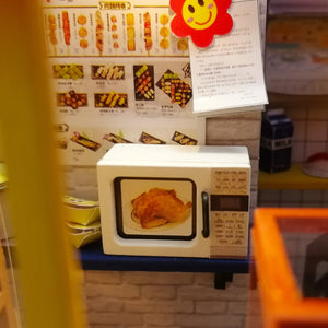 Star Takoyaki Mini Casita Armable con Caja Exhibidor