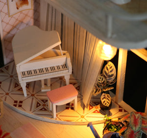 Anna's pink melody Mini Casita Armable con Caja Exhibidor