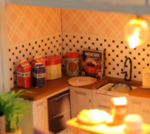 Anna's pink melody Mini Casita Armable con Caja Exhibidor