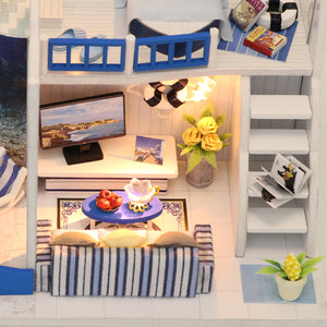 The Sound of the Sea Casita Miniatura Armable con Exhibidor