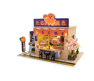 Star Takoyaki Mini Casita Armable con Caja Exhibidor