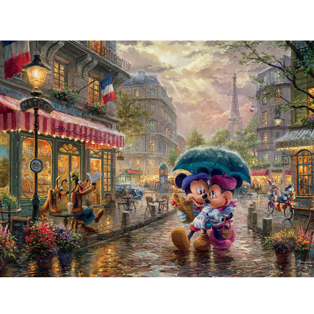 Puzzle 300 Piezas - Mickey y Minnie en París