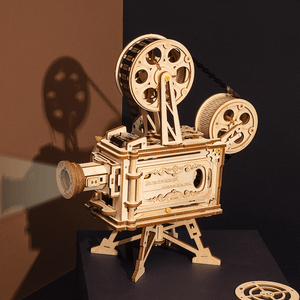PROYECTOR VINTAGE PUZZLE 3D DE MADERA - puzles.cl