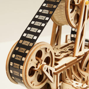 PROYECTOR VINTAGE PUZZLE 3D DE MADERA - puzles.cl