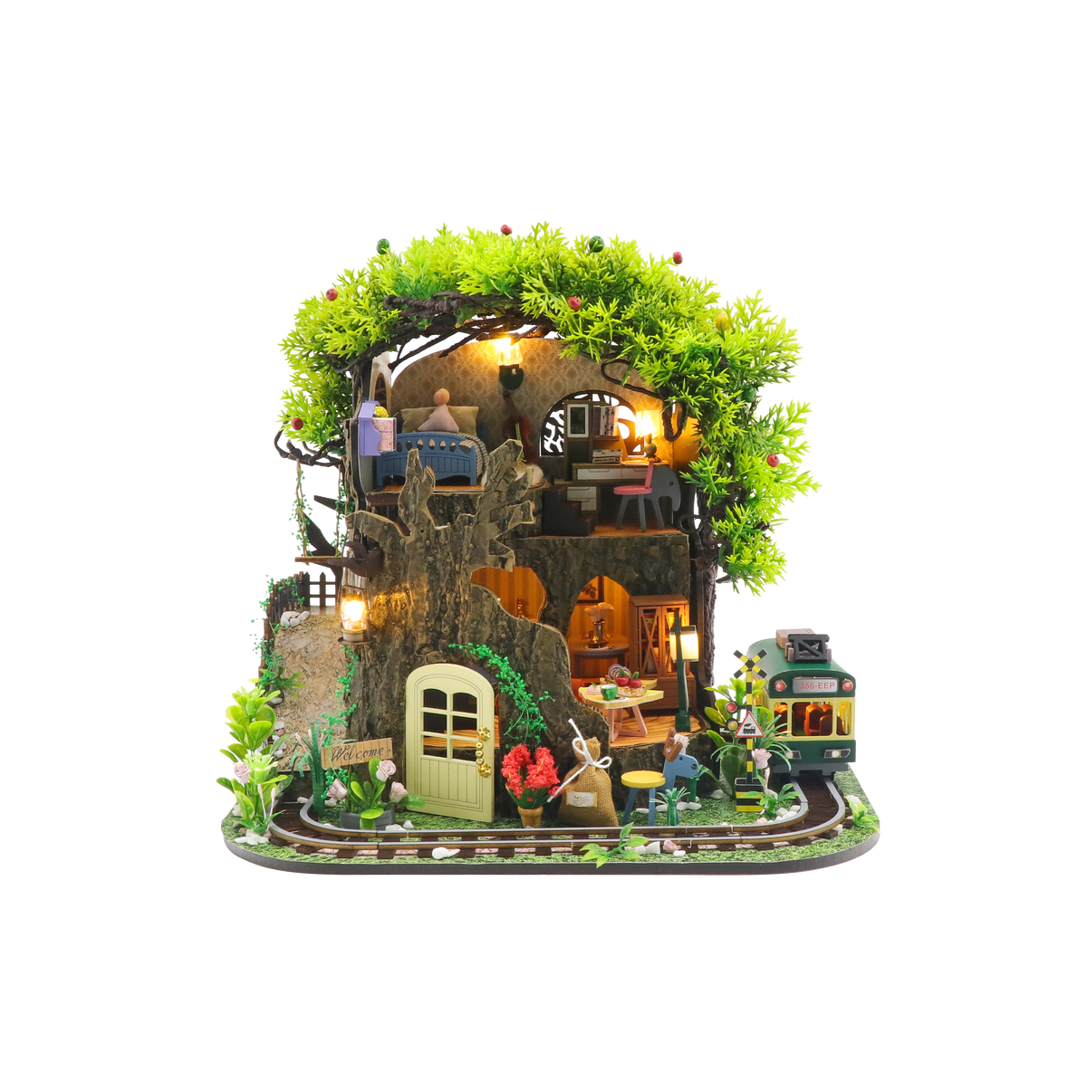 Secret Forest Miniatura Armable con Exhibidor
