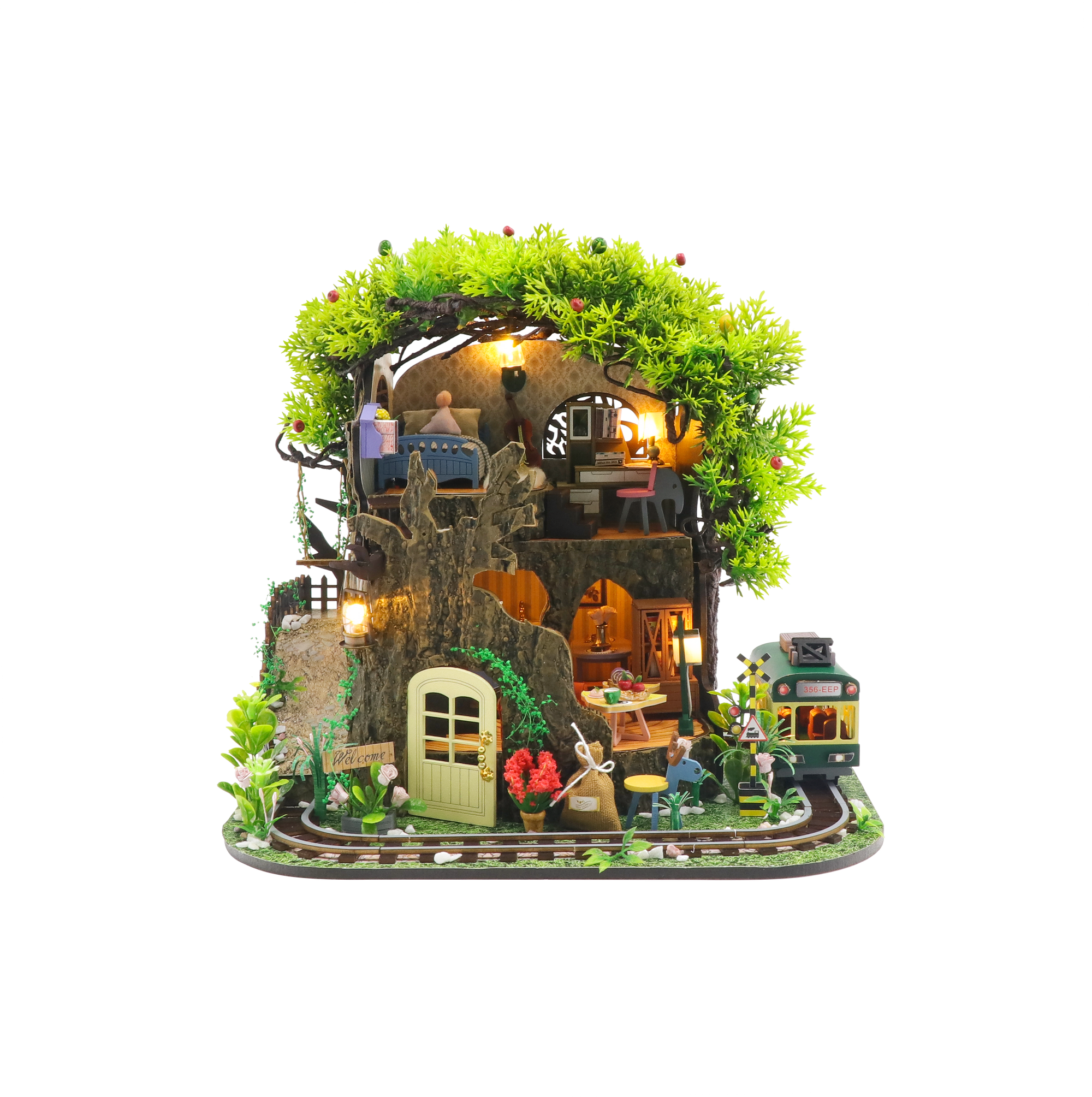 Secret Forest Miniatura Armable con Exhibidor