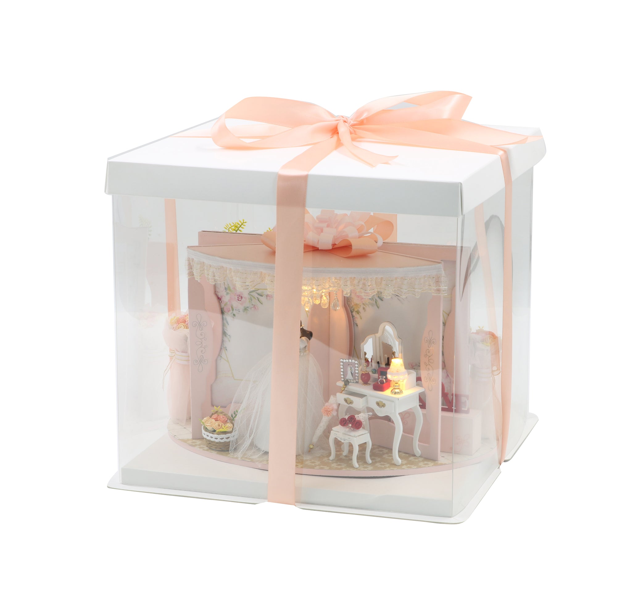 Love Letter to You Time Mini Casita Armable con Caja Exhibidor