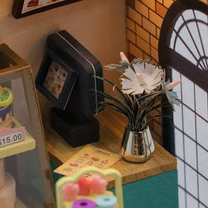 Sweet Cake Station Mini Casita Armable con Caja Exhibidor