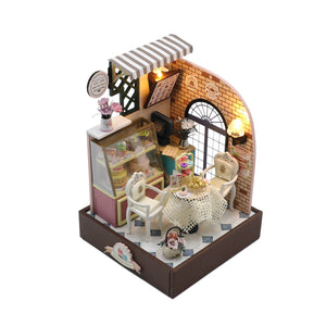 Sweet Cake Station Mini Casita Armable con Caja Exhibidor