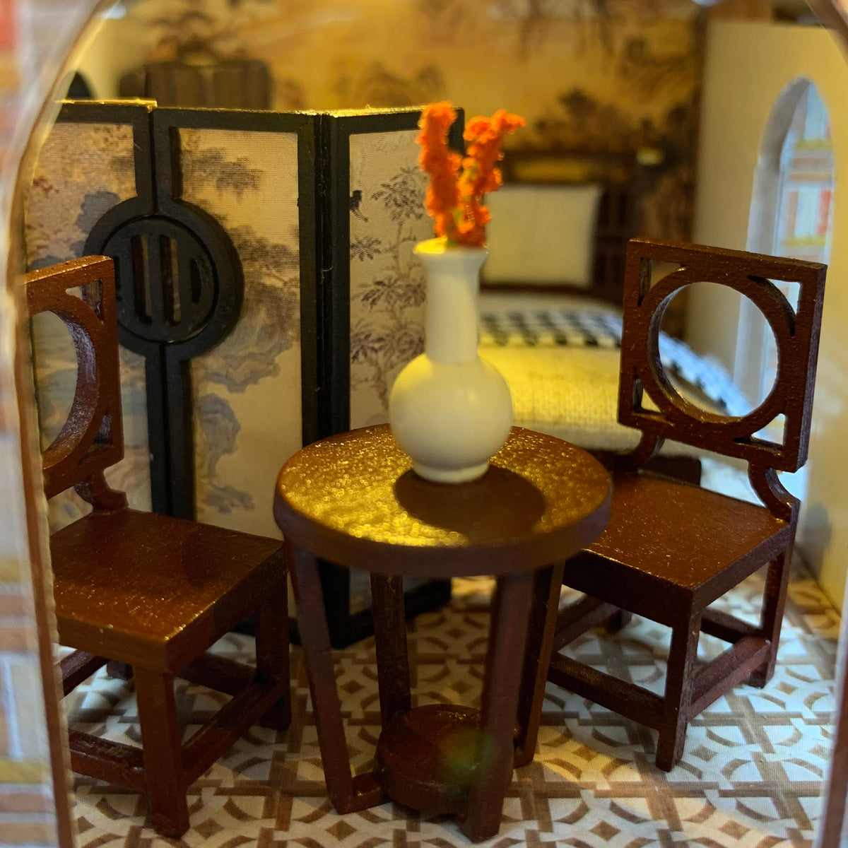 Dreams Come True Mini Casita Armable con Caja Exhibidor