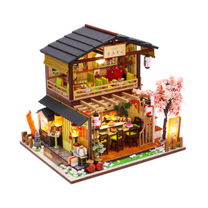 Gibbon Sushi Mini Casita Armable con Exhibidor