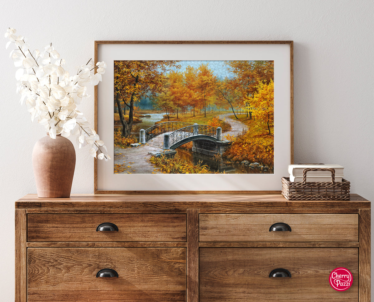 Puzzle 1000 Piezas - Autumn in an old park