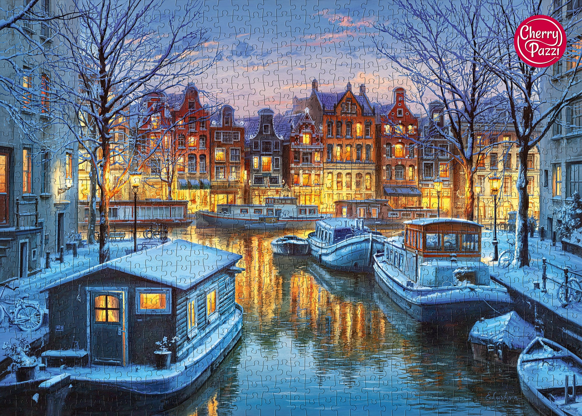 Puzzle 1000 Piezas - Amsterdam at Night