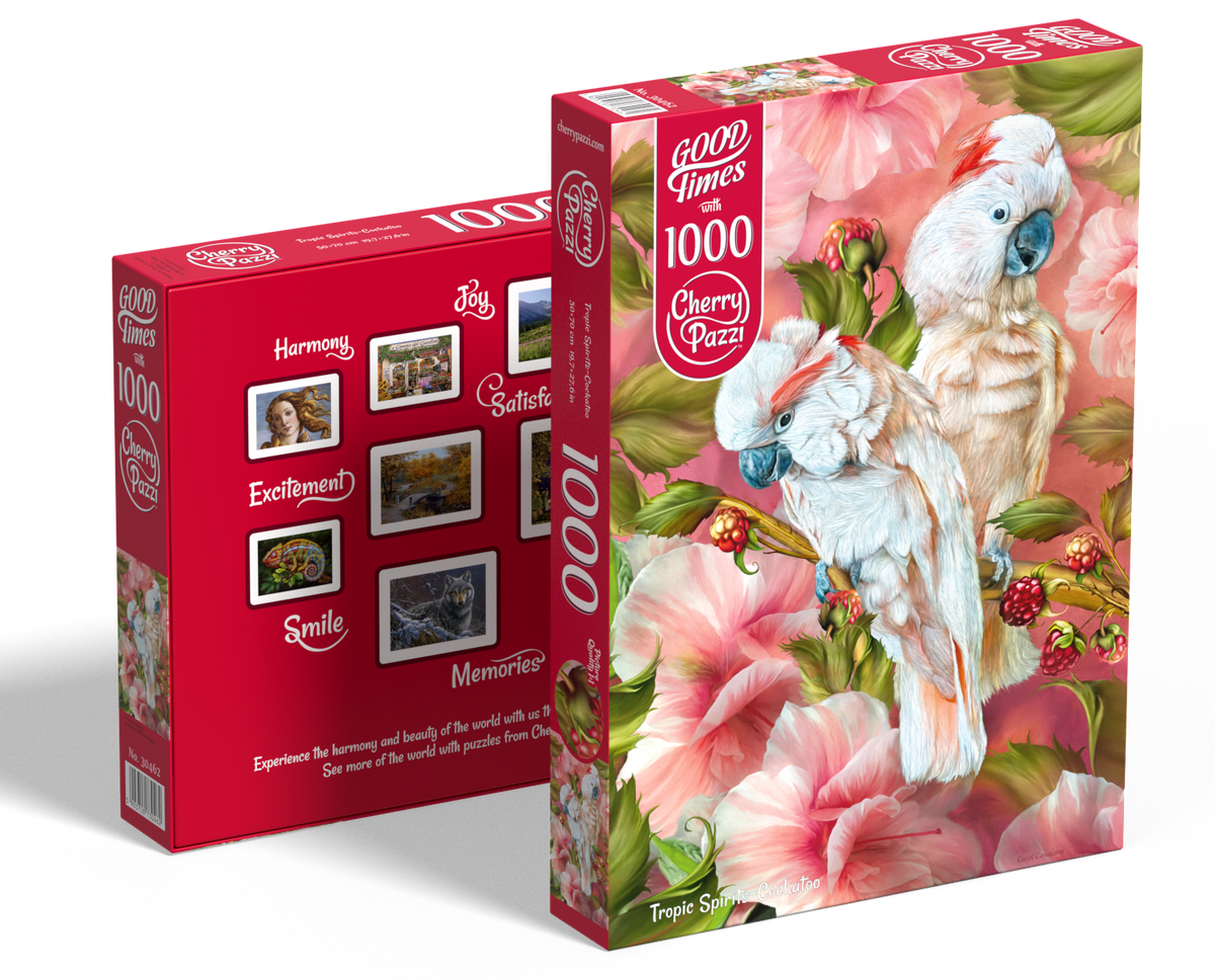 Puzzle 1000 Piezas - Tropic Spirits-Cockatoo