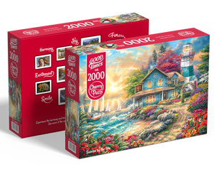 Puzzle 2000 Piezas - Sunrise by the sea