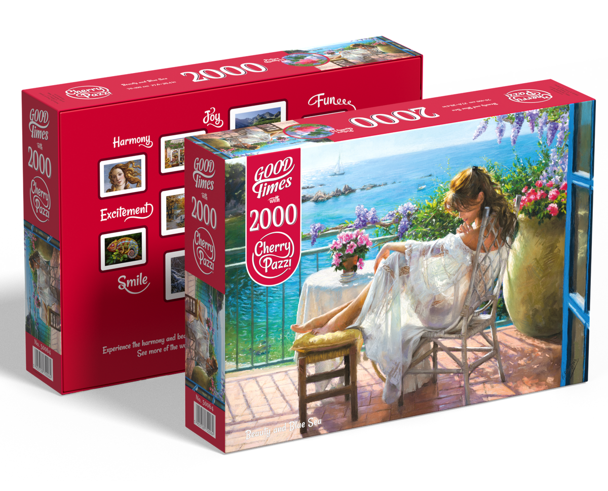 Puzzle 2000 Piezas - Beauty and Blue Sea