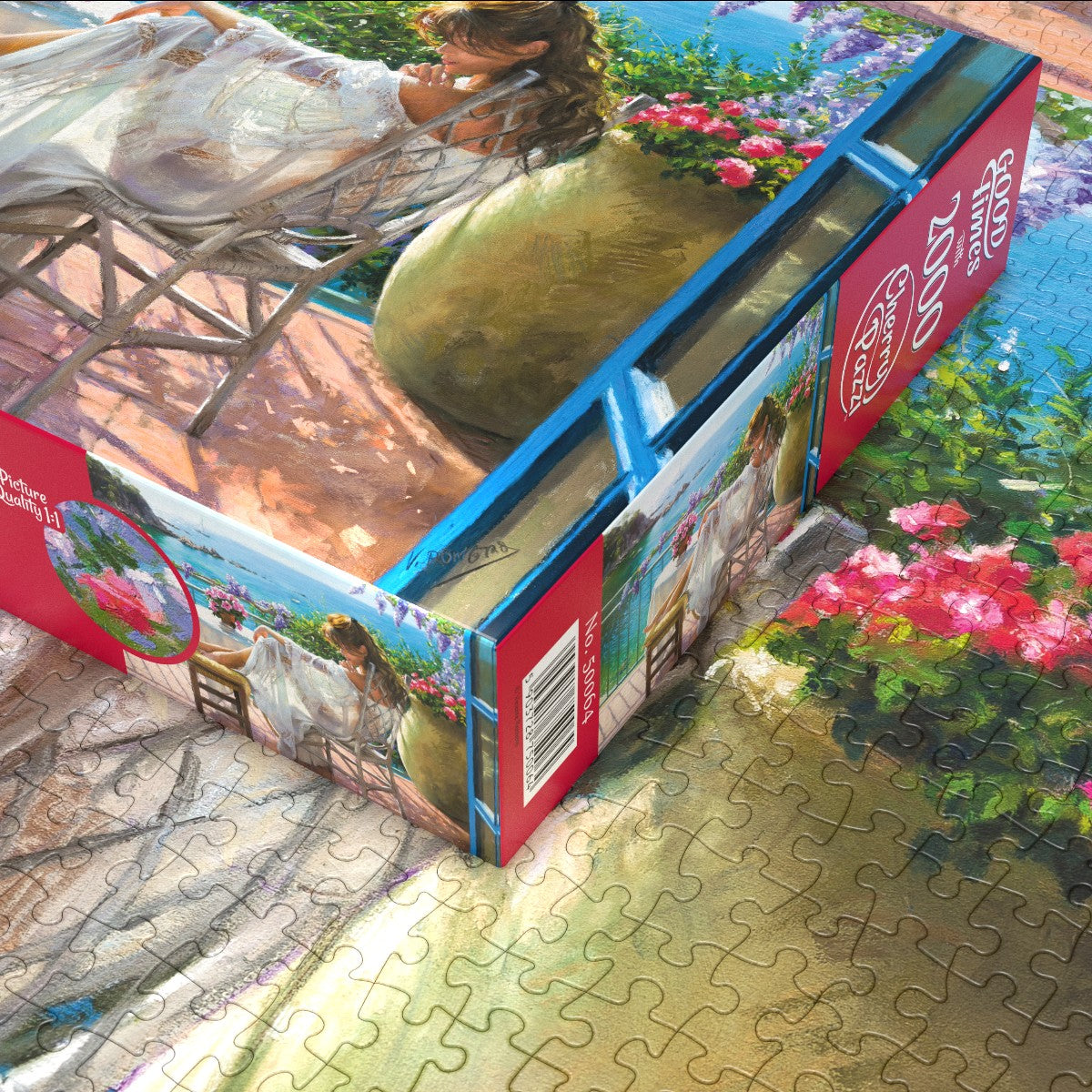 Puzzle 2000 Piezas - Beauty and Blue Sea