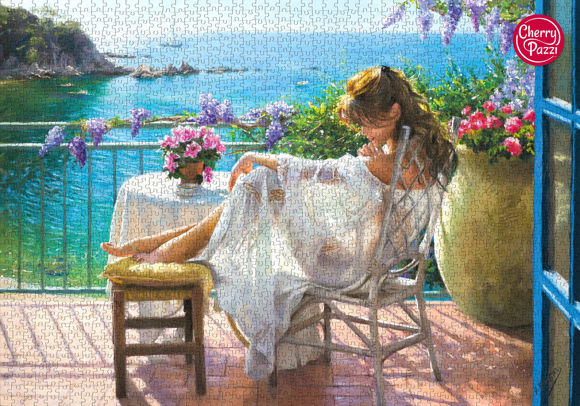 Puzzle 2000 Piezas - Beauty and Blue Sea