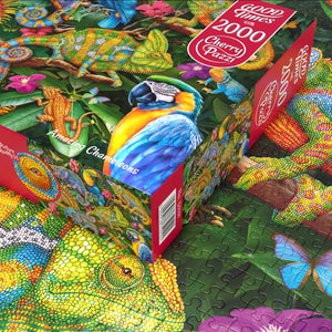 Puzzle 2000 Piezas - Amazing Chameleons