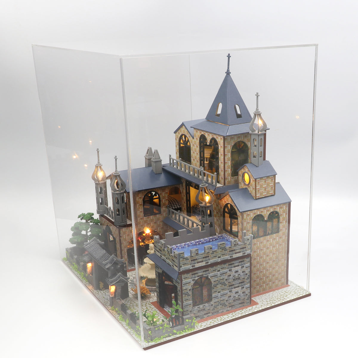 Dreams Come True Mini Casita Armable con Caja Exhibidor