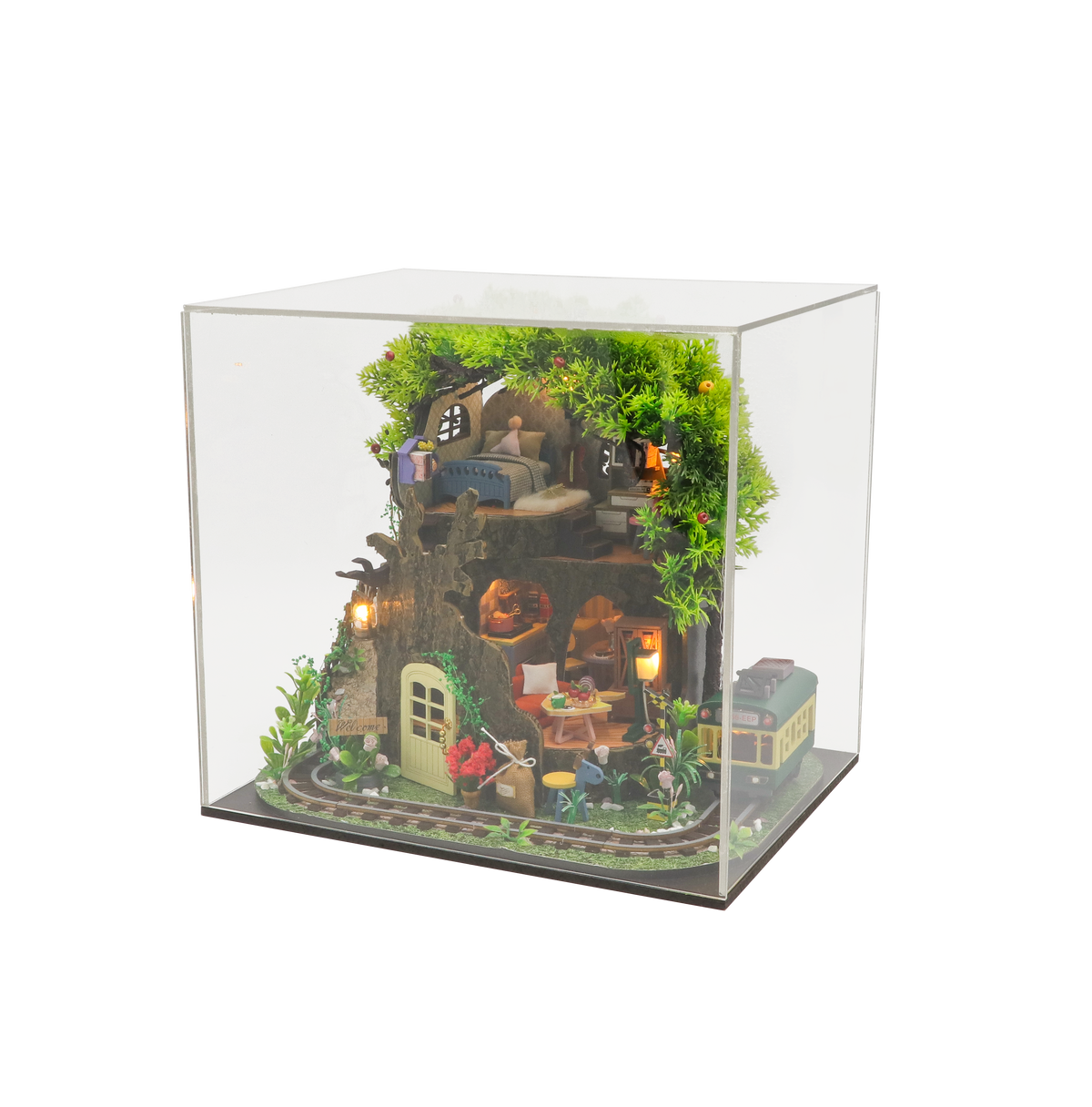 Secret Forest Miniatura Armable con Exhibidor