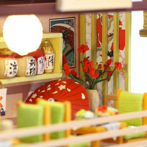 Gibbon Sushi Mini Casita Armable con Exhibidor