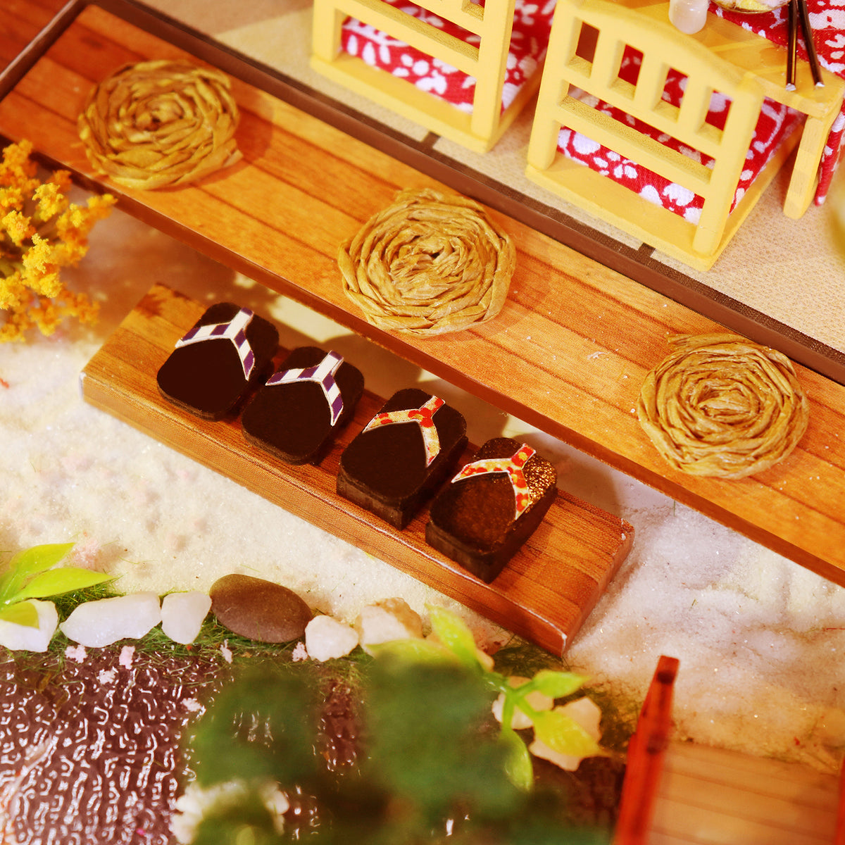 The Ancient Capital under moonlight Mini Casita Armable con Caja Exhibidor