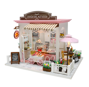 Cocoa's Fantastic Ideas Time Mini Casita Armable con Caja Exhibidor