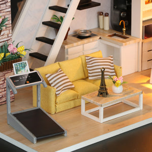 Give You Happiness Mini Casita Armable con Caja Exhibidor