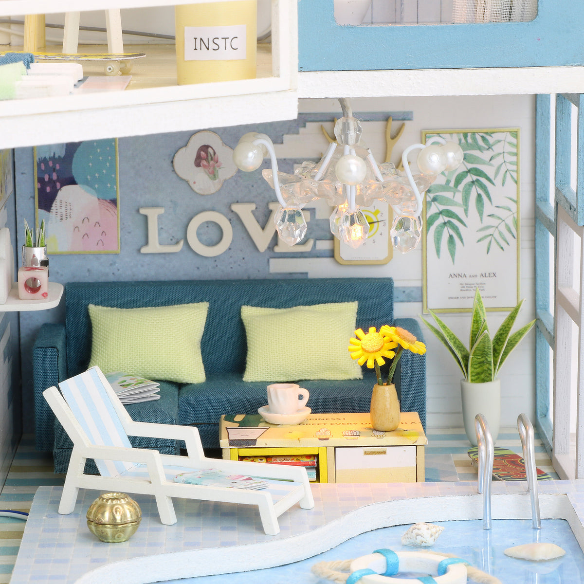 First Meet Mini Casita Armable con Caja Exhibidor