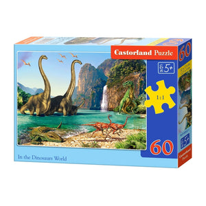 Puzzle 60 Piezas - In the Dinosaurs World