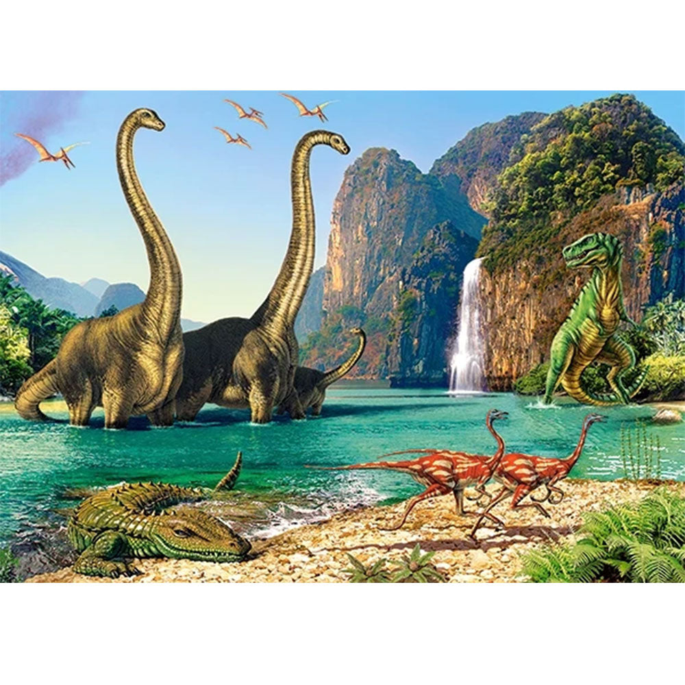 Puzzle 60 Piezas - In the Dinosaurs World