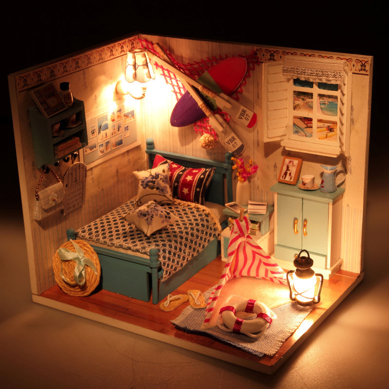 Brandon's Room Casita Miniatura Armable