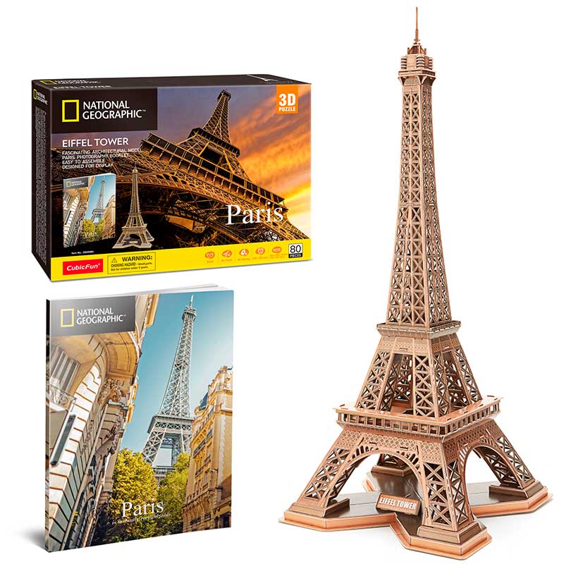 Puzzle 3D - Natgeo Torre Eiffel Paris Francia