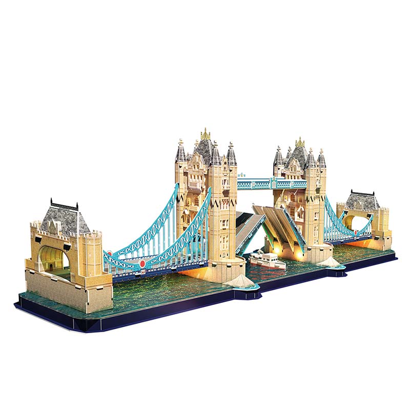 Puzzle 3D - Puente de la Torre Tower Bridge LED 222 Piezas