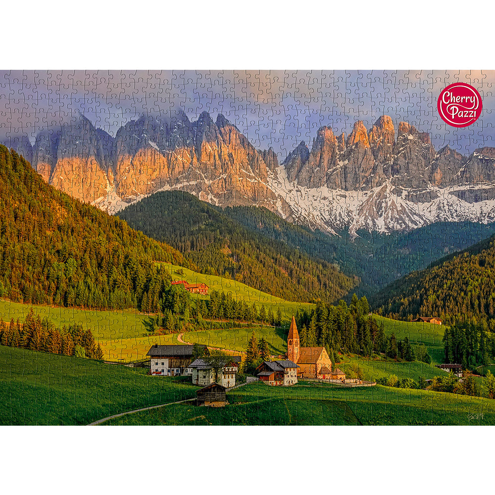 Puzzle 1000 Piezas - Santa Maddalena, Dolomites