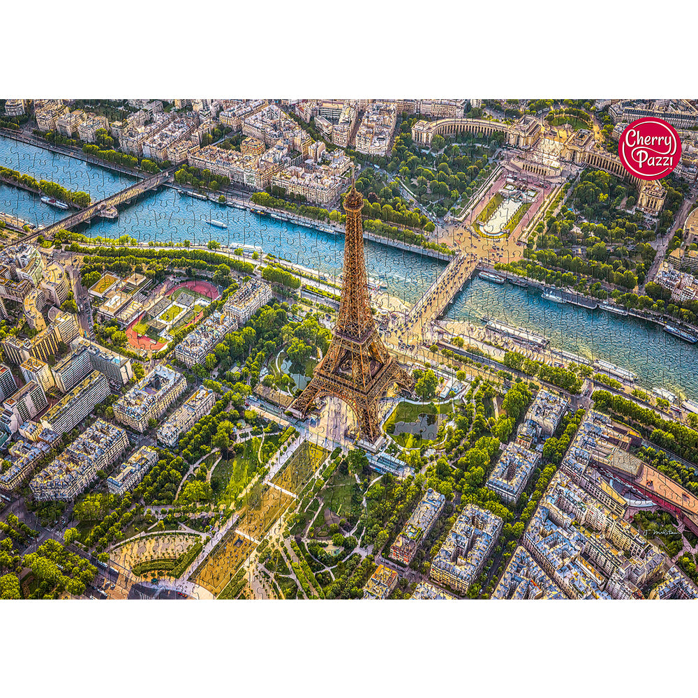 Puzzle 1000 Piezas - View over Paris Eiffel Tower