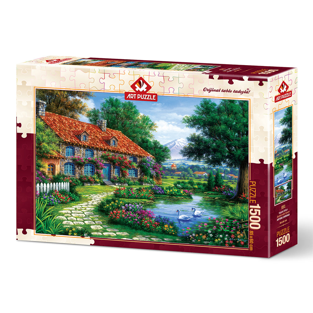 Puzzle 1500 Piezas - Swan Garden