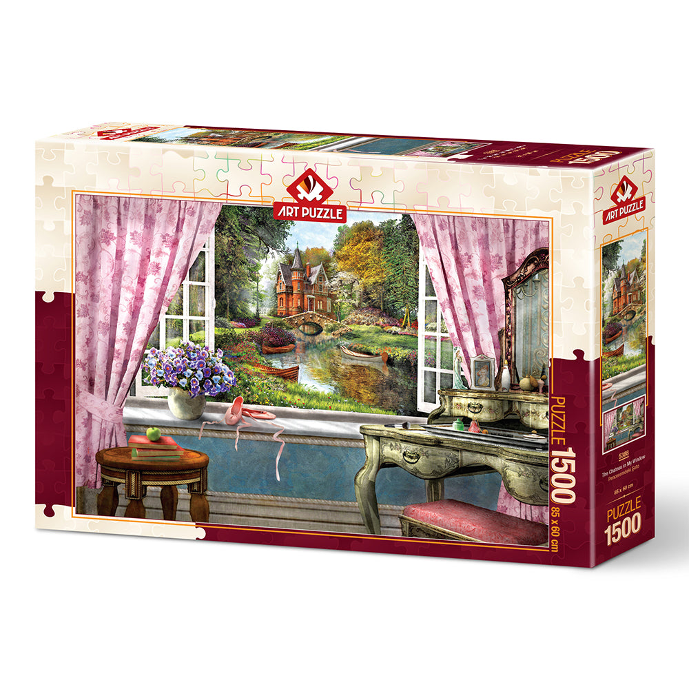 Puzzle 1500 Piezas - The Chateau in My Window