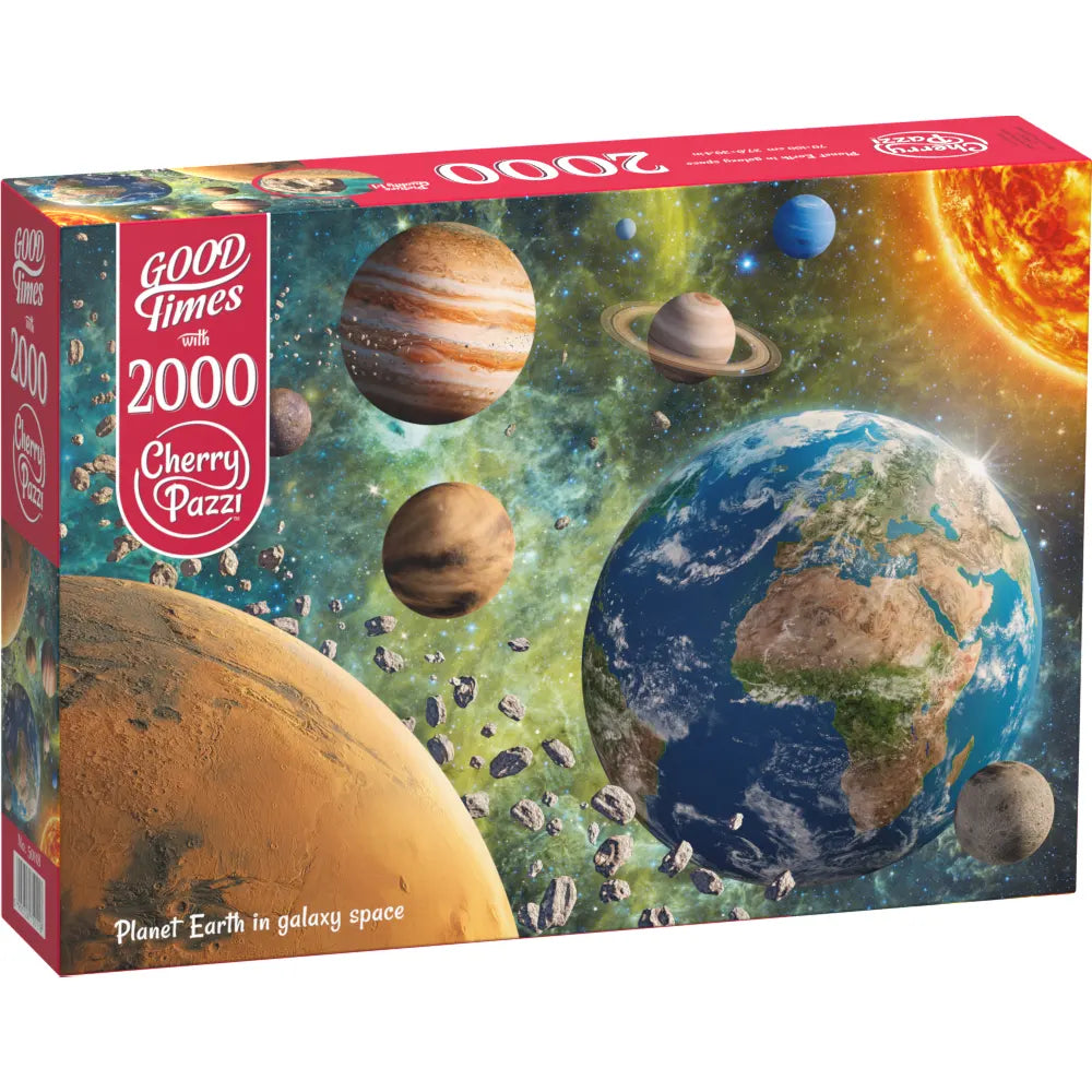 Puzzle 2000 Piezas - Planet Earth in galaxy space