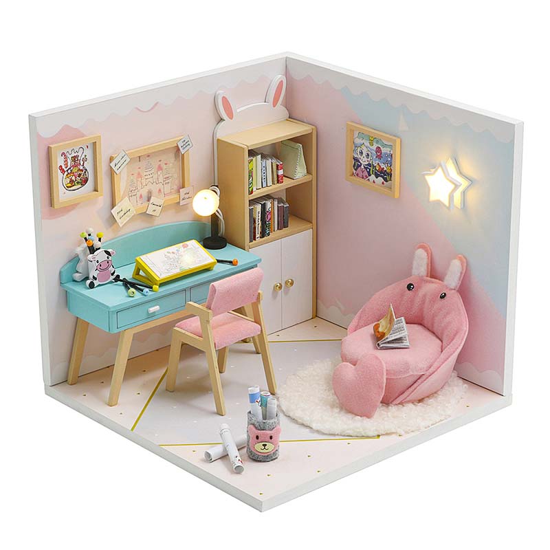 Study Room Casita Miniatura Armable