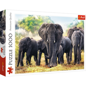 Puzzle 1000 Piezas - African elephants