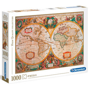 Puzzle 1000 Piezas - Mapa Antiguo - puzles.cl