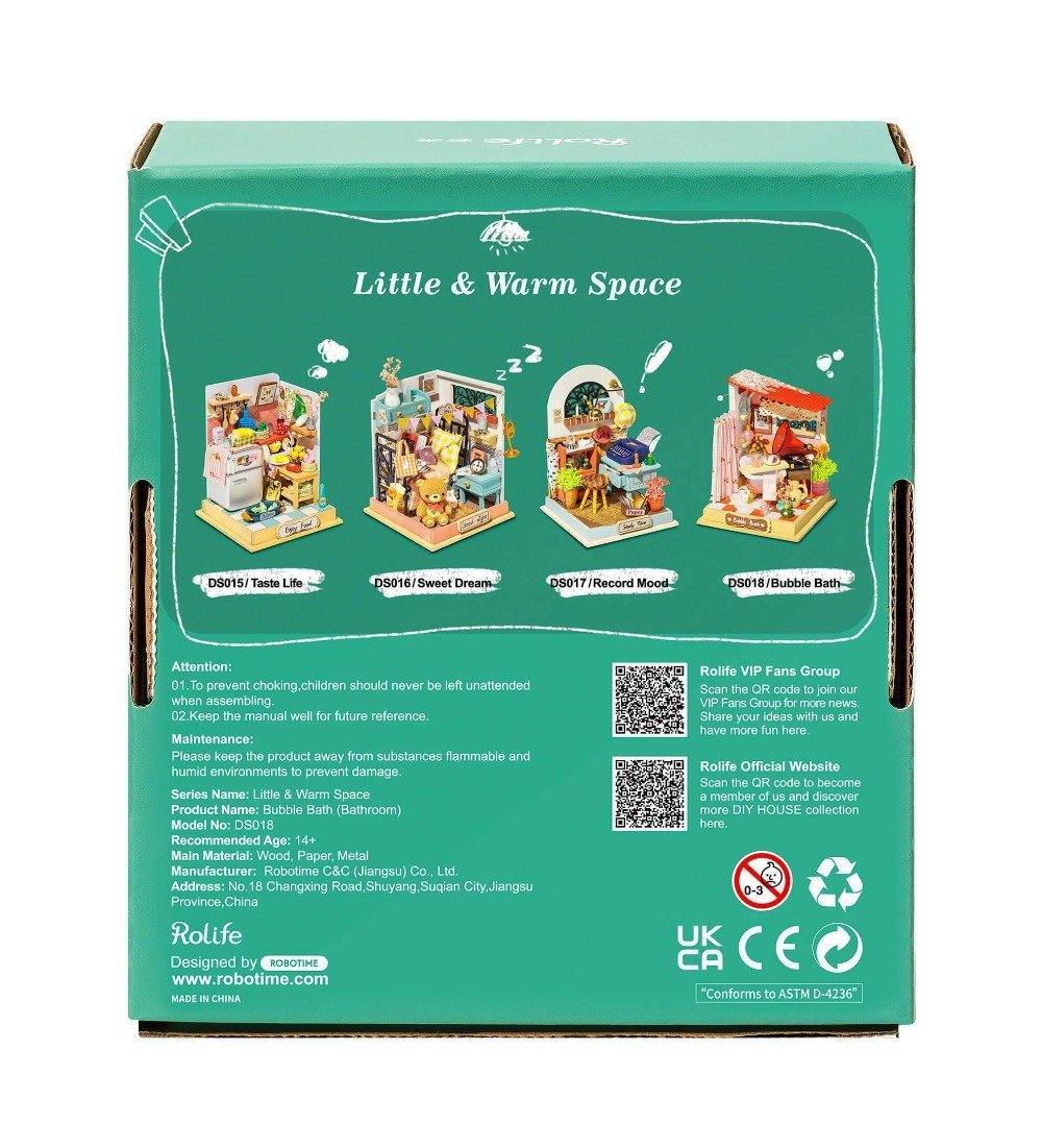 Casa de muñecas en miniatura - Baño de burbujas