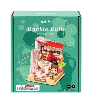 Casa de muñecas en miniatura - Baño de burbujas