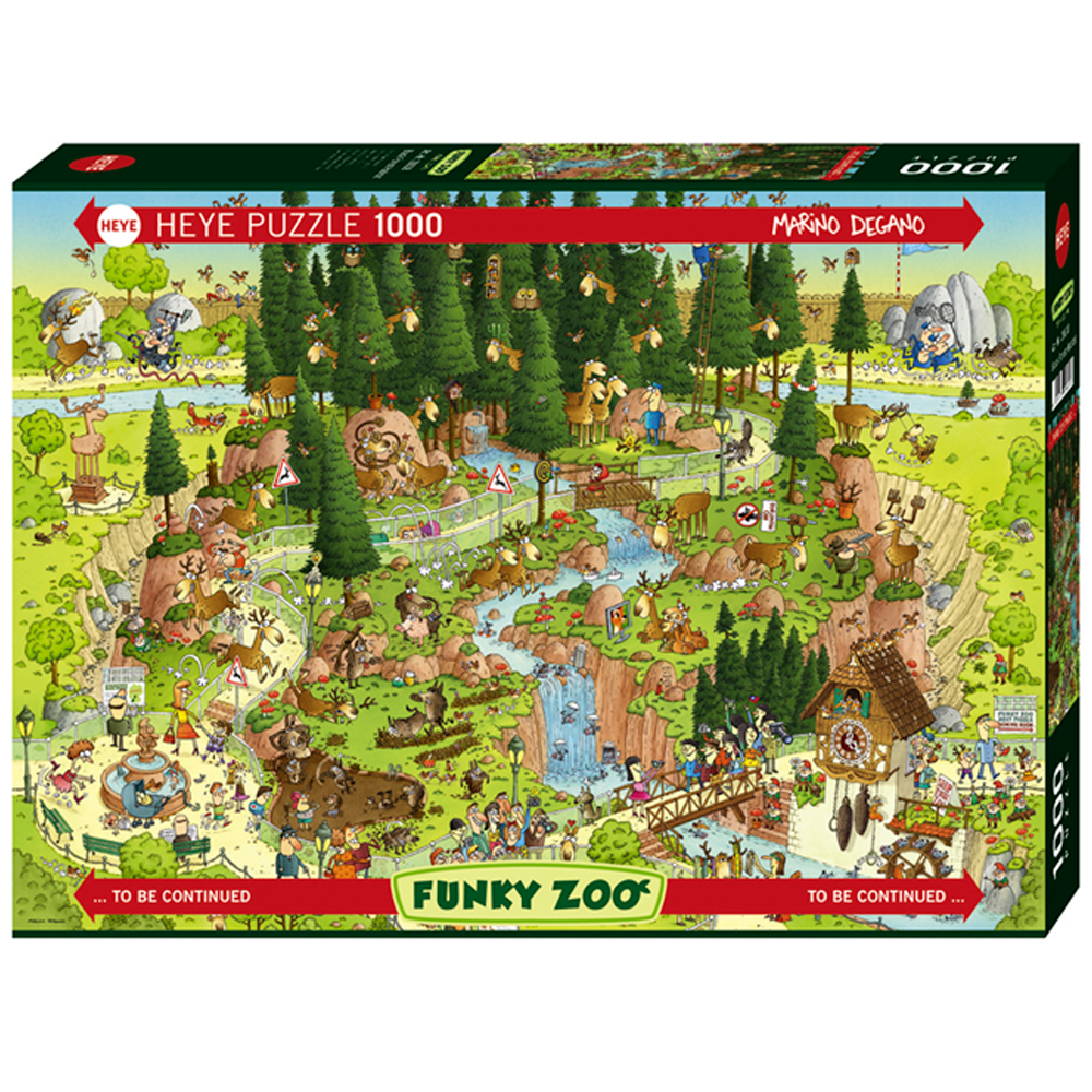 Puzzle 1000 Piezas - FUNKY ZOO Black Forest Habitat