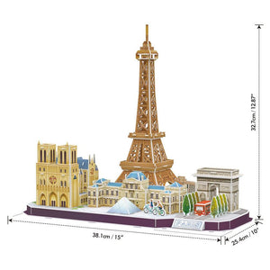 Puzzle 3D - PARIS CITY LINE - puzles.cl